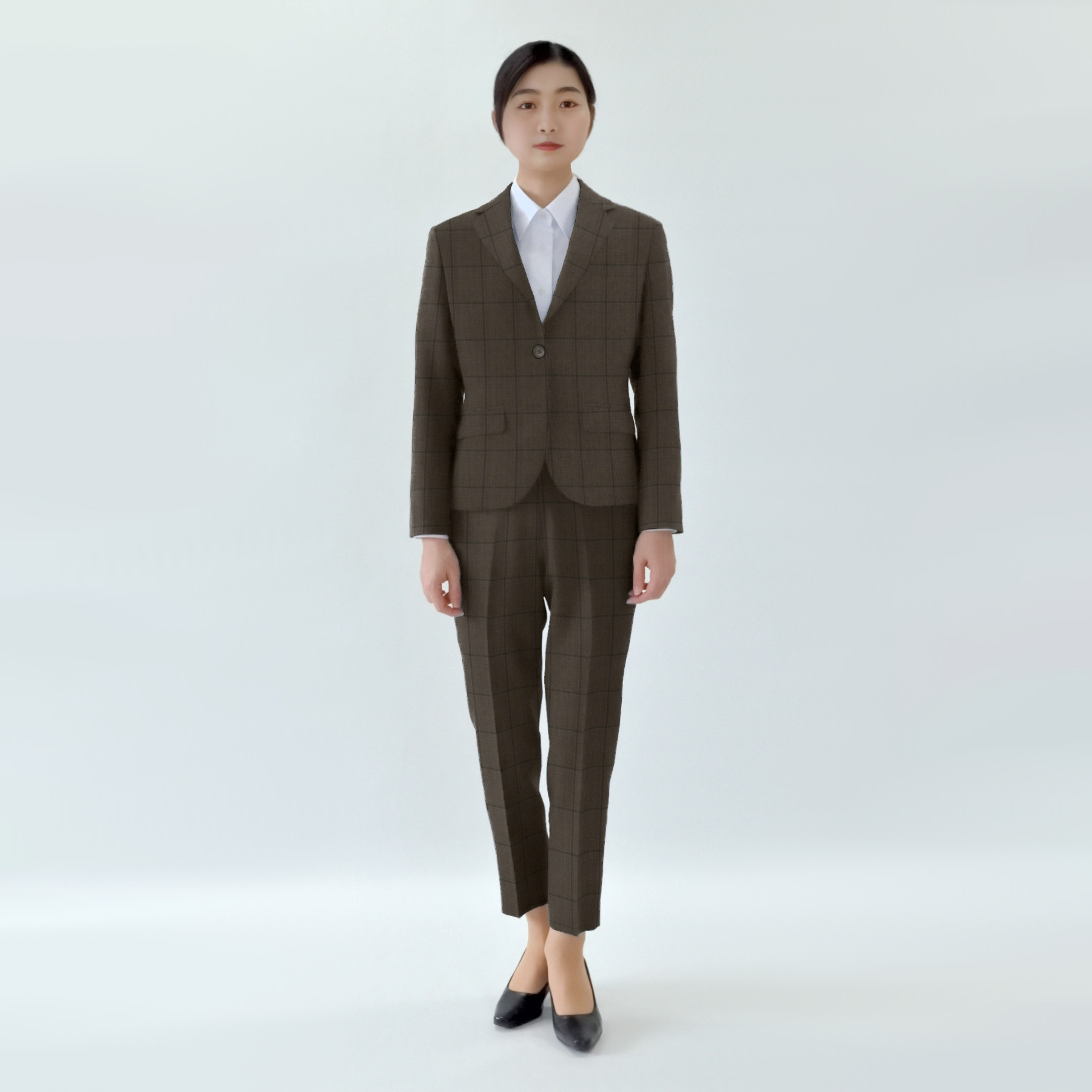 MARLANE SARTORIAL TWIST “VIVO” ベージュ・ウィンドペン コンフォートストレッチ素材 - オーダースーツ ...